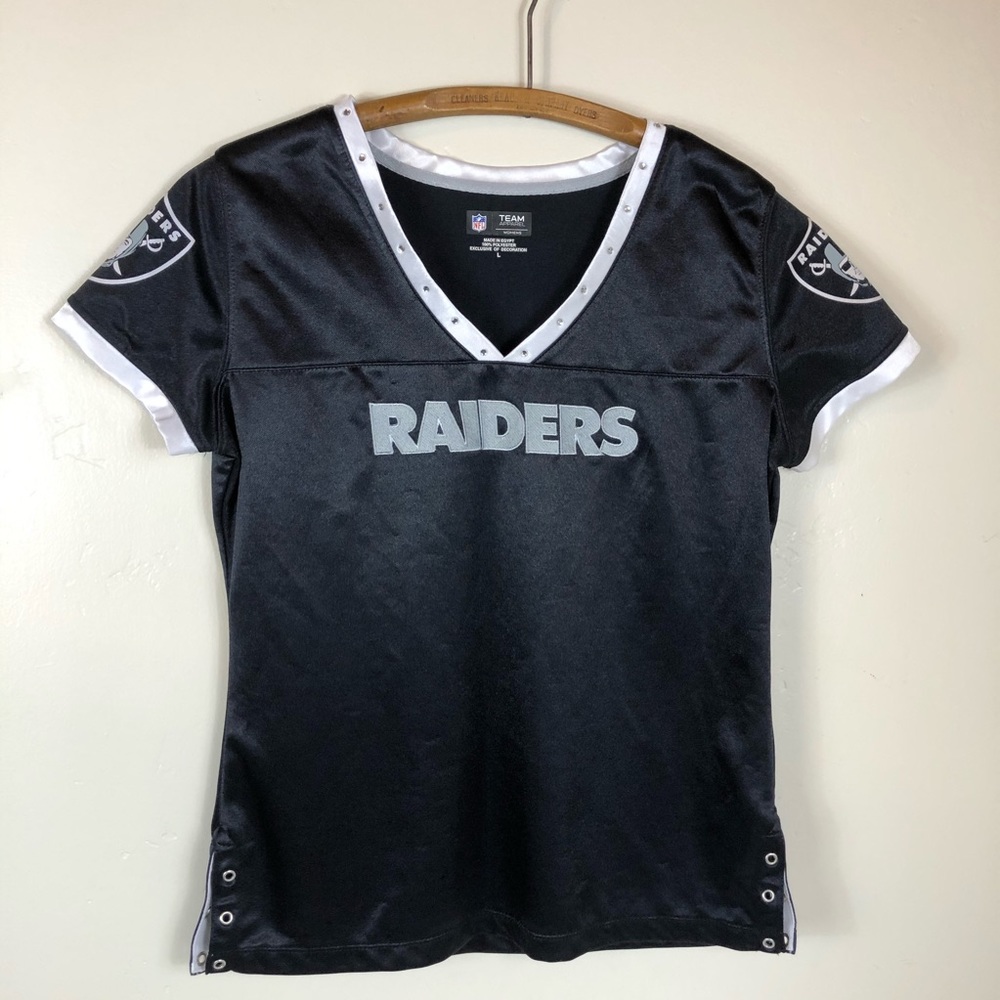 Raiders official NFL women’s jersey sz L